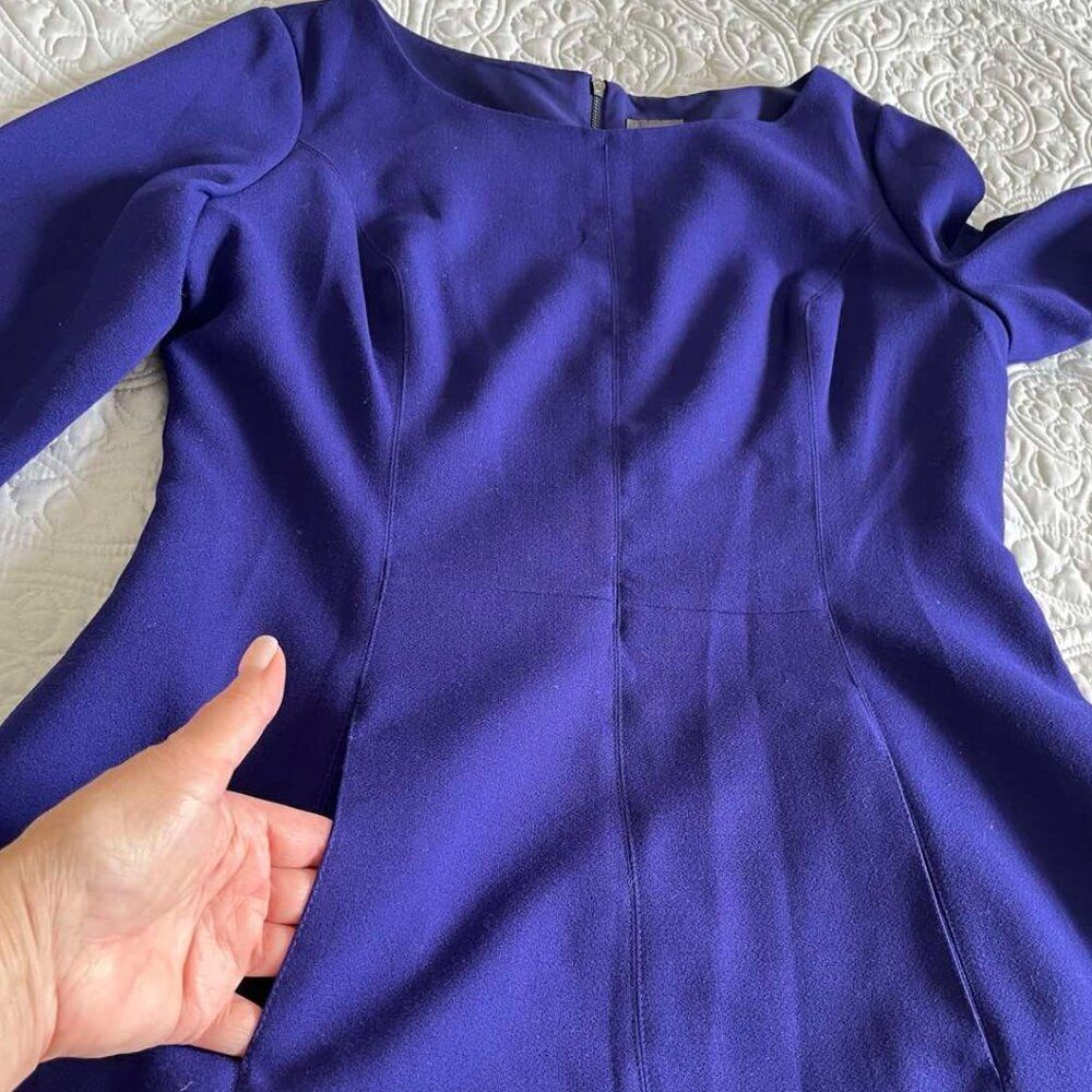 Vince Camuto Women's purple Dress 3/4 Sleeve size 14 - Picture 6 of 13